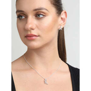 Ensemble de boucles d'oreilles pendantes Iris en argent sterling 925 avec chaîne en forme de diamant taille marquise, bijoux de luxe - Product Image 5
