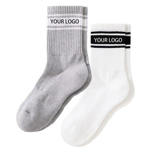 Chaussettes de marque personnalisées - Mélange de spandex/nylon/coton, rembourrées, absorbant la transpiration et écologiques, prêtes pour le ballet et le volleyball, commandes en gros - Product Image 1