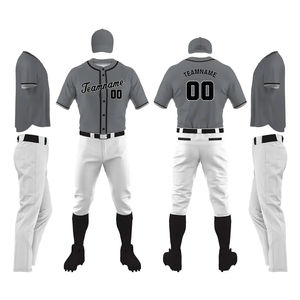 Uniforme de béisbol de entrenamiento duradero, uniforme de béisbol deportivo premium, ropa de competición atlética, uniforme de béisbol - Product Image 1
