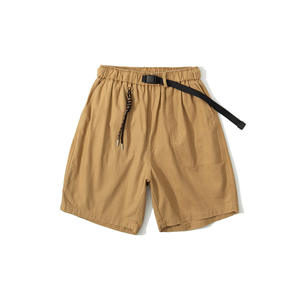 Shorts en coton 100% pour homme avec impression de logo personnalisé, décontractés, été, chino, streetwear, mode, pantalon court, taille élastique - Product Image 4