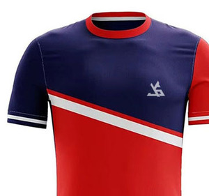 Maillot de football unisexe personnalisé par sublimation, 100 % polyester, séchage rapide, extensible, léger, best-seller, en stock - Product Image 6