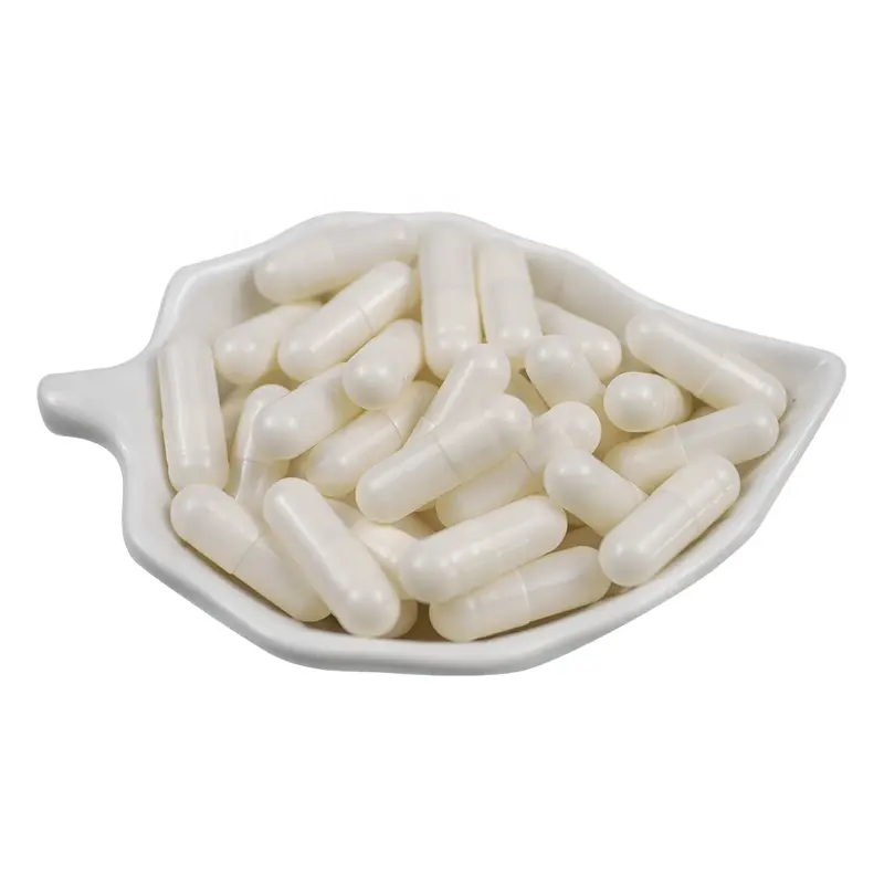 Size 00 Ivory White Enteric Coated Capsule Pear White Gray Lily Pure White Empty Gel Capsule Gelatin Capsules