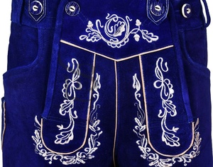 Pantalon Lederhosen pour homme sur mesure, style bavarois, cuir de haute qualité, durable, design tendance, taille mi-haute, techniques de teinture unie - Product Image 6