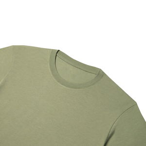 180gsm 100% algodón ecológico suelta verano seda verde personalizado impreso camiseta de mujer - Product Image 4