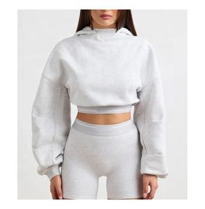 Sudadera Corta para Mujer Más Vendida, Calidad Profesional, 100% Poliéster y Algodón, Sudaderas Cortas para Mujer - Product Image 3