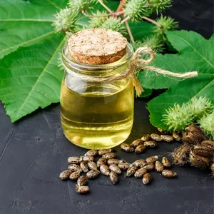 Huile de ricin pressée pure et à froid pour la croissance des cheveux, soins de la peau | Fabricant en gros exportateur | OEM/ODM disponible - Product Image 1