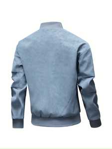 New High Quality <b>Sheep</b> <b>Skin</b> <b>Jacket</b> Men 2026 Fashion Stand Collar Front Logo Customizable Color Winter Windproof Waterproof All - Product Image 2