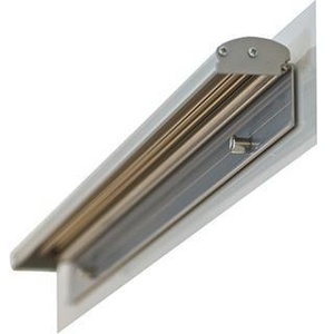 Soporte para Bloc de Notas Flip Chart FRANKEN, Marco para Sistema de Pizarra de 70 x 5.5 cm con Adaptador para Colgar, Marco PRO Plateado - Product Image 1