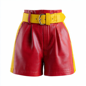 Fashionable Faux Leather <b>Shorts</b> Women Street Vintage Leather <b>Shorts</b> <b>Girls</b> Street Winter Fashion Leather <b>Shorts</b> Women's - Product Image 6