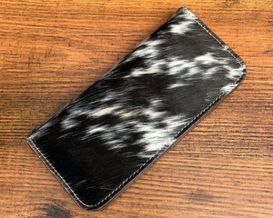 Cartera larga de piel de vaca auténtica personalizada de calidad superior para hombre, carteras plegables delgadas para tarjetas de crédito con bolsillos con cremallera para hombre - Product Image 5