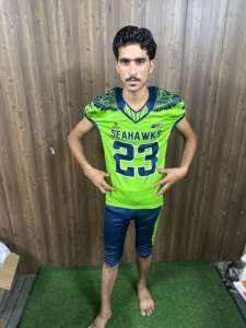 ชุดฟอร์มฟุตบอลอเมริกันยูนิเซ็กส์ชุดระบายอากาศสำหรับทีมฟุตบอลแบบกำหนดเองสำหรับทุกเพศ - Product Image 5