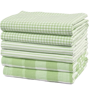 Serviettes de cuisine en coton tissé écologique jetables à séchage rapide absorbant l'eau marque ORCHID d'Inde - Product Image 1