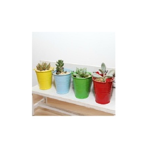 Factory Direct Sales <b>Light</b> Weight Durable Planter Pots Large Round Decorative metal bowl Flower Pots & Planter for Garden - Product Image 2