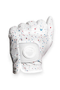 Gants de golf respirants durables et résistants à la sueur avec emballage avec logo personnalisé paume en cuir doux pour hommes blanc - Product Image 4