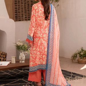ชุดคุर्ตา ชัลวาร์ ผ้าฝ้ายเนื้อนุ่ม รับผลิตแบบ OEM/ODM คอลเลคชั่นฤดูร้อน 2025 ชุดเดรสพิมพ์ลาย - Product Image 4