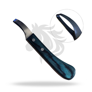 Couteau à boucle Bloom Forge pour ferrage, outil d'entretien des sabots de cheval, utilisation pour le taillage - Product Image 1