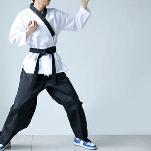 Équipement d'entraînement de Taekwondo blanc sur mesure respirant léger coton élastique matériel Service OEM disponible vêtements d'arts martiaux - Product Image 6