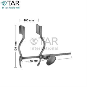 Cuchillas laterales de 30/2mm de profundidad, retractor de autoretención de 21x24mm, instrumento médico de 27 mm de profundidad - Product Image 1