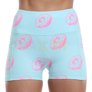 2024 nouveauté qualité supérieure femmes Fitness Shorts personnalisé taille haute respirant vêtements professionnels - Product Image 3
