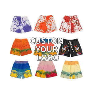 Shorts de basket-ball en maille personnalisés pour hommes, imprimés, en polyester lourd, avec cordon de serrage, sublimation, haute qualité, 5 pouces - Product Image 4