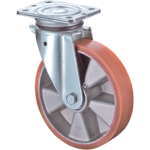 Ruedas para Muebles de 80 mm, Capacidad de Carga de 120 kg, Placa de Montaje, Poliuretano Fundido, Rueda BS - Product Image 3