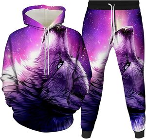 Custom Round Collar Mens Jogging Sublimated <b>Tracksuit</b> With Logo Wholesale Plus Size Set Designer sublimated <b>Tracksuits</b> - Product Image 5