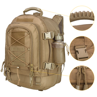 Sac à dos pour ordinateur portable imperméable antivol, motif camouflage, construction en PVC durable, capacité 36-56L, sac à dos tactique professionnel personnalisé
