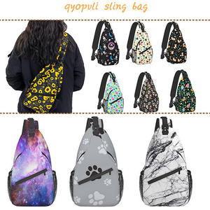 Sublimación personalizada Ligero Una Correa Mochila de pecho Unisex Sling Crossbody Bolso de hombro Diseño de mensajero en todos los colores - Product Image 6