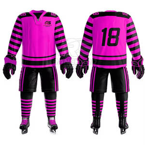 Uniforme de hockey sur glace, équipement de hockey compétitif, uniforme de hockey sur glace, tenue d'équipe professionnelle, uniforme de hockey sur glace, vêtements de match de club - Product Image 3