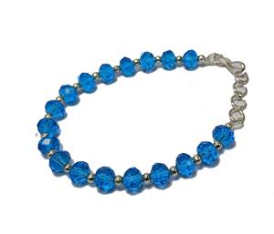 High quality aqua obsidian Faceted <b>Beads</b> Stone <b>Bracelet</b> Crystal Gemstone Fashion Jewelry <b>Men</b> and Women Gift Energy Meditation - Product Image 6