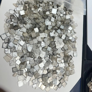 Premium kalite 1mm 2mm ortalama boyutu CVD kaba elmas etik endüstriyel ve takı kullanımı için kaynaklı