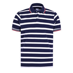 Suministro de fábrica marca personalizada Color sólido en blanco Golf camiseta para hombres negocios secado rápido impreso algodón Polo camiseta - Product Image 1