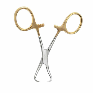 Pinza para Toallas Quirúrgicas SureMed Instruments de 3.5 Pulgadas, Acero Inoxidable Dorado, Manual, Reutilizable, Instrumento con Certificación CE - Product Image 6