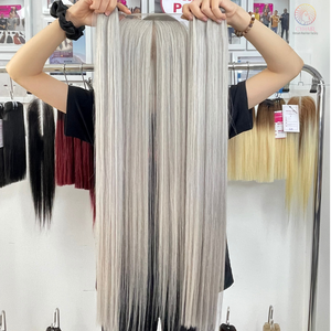 Paquetes de cabello humano recto de hueso dibujado doble de pelo crudo virgen Remy vietnamita con pelucas con cierre de encaje precio al por mayor barato - Product Image 4