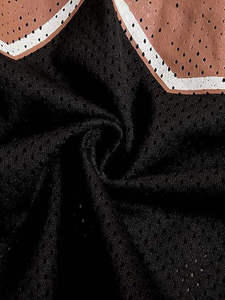 Nouveauté, tissu en polyester 100% de haute qualité, imprimé avec un nom personnalisé, séchage rapide, léger, respirant, maillot de sport en maille - Product Image 4