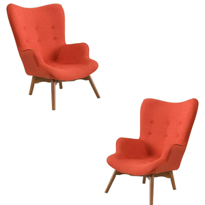 Hot Selling Solid Wooden and Comfortable <b>Cushion</b> Restaurant Sofas Single Sofas Living Room Sofas Wholesale Price Direct Factory - Product Image 6
