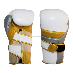 Guantes de boxeo profesionales del fabricante, equipo de cuero de alta calidad para golpear Kickboxing y entrenamiento de lucha de combate - Product Image 3