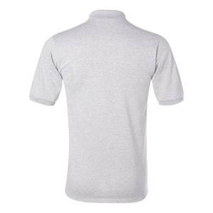 Chemise pour homme en piqué 100% coton, imprimée avec une marque personnalisée, unie, anti-froissement, manches courtes, de haute qualité, style golf, tricotée, 220g - Product Image 4