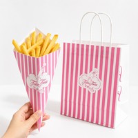Boîte à hamburger en papier de qualité alimentaire, emballage pour restauration rapide, conteneur à emporter pour poulet frit, échantillon gratuit, directement de l'usine