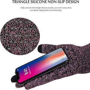 Guantes de esquí de invierno Guantes impermeables para pantalla táctil con agarre antideslizante para hombres y mujeres Guantes de invierno subidos por Dress Sports - Product Image 6