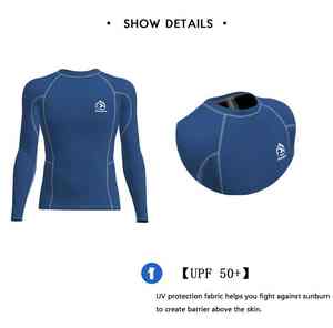 Camiseta de Protección Solar Premium Personalizada para Hombre, Diseñada para Deportistas que Necesitan Flexibilidad, Durabilidad y Comodidad Transpirable Durante Todo el Día - Product Image 5