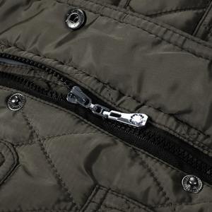 Blouson aviateur universitaire décontracté d'hiver pour hommes de grande taille, col rabattu en cuir de laine noire, broderie en chenille personnalisée, approvisionnement ODM - Product Image 6