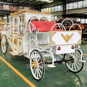 Carruaje de caballos eléctrico real de color personalizado 4 ruedas 4-6 personas para eventos de boda - Product Image 5