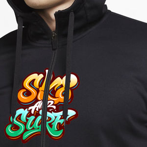 Sudaderas con capucha con estampado de algodón 100% DTF de calidad superior Color personalizado Patrón sólido Cuello con capucha Sudaderas con capucha Premium hechas a medida - Product Image 3
