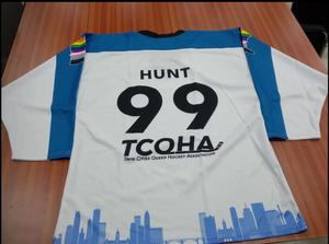 Camiseta de hockey sobre hielo en blanco con impresión por sublimación digital, ropa de hockey sobre hielo hecha a medida, ropa deportiva, camiseta de hockey sobre hielo - Product Image 5