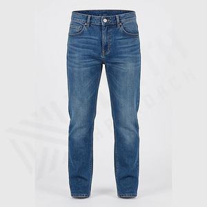 Custom Logo <b>High</b> Quality <b>Men</b> <b>Jeans</b> Pants Breathable Mid <b>Waist</b> Plus Size <b>High</b> Street Wholesale Customized Trousers Customized - Product Image 1