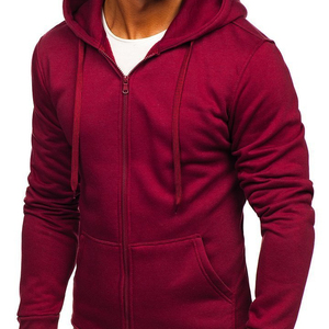 Nouvelle Arrivée 2025 – Sweat à Capuche Zippé Homme Sur Mesure, Qualité Supérieure, 100% Coton Polaire, Manches Longues, Séchage Rapide, Respirant, Couleur Unie, Automne - Product Image 1