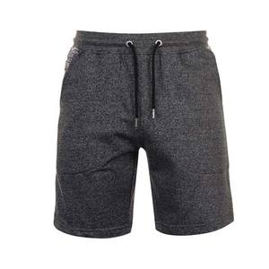 Pantalones cortos de lana de felpa francesa de calidad superior para hombre, ropa deportiva informal de algodón pesado con patrón sólido a la venta - Product Image 1
