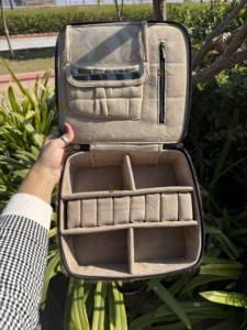 Latest Arrival Hand Tooled Leather Big Size <b>Jewellery</b> Storage <b>Box</b> Organizer Cowhide Fur Travel Case Necklace <b>Ring</b> Earrings <b>Box</b> - Product Image 6