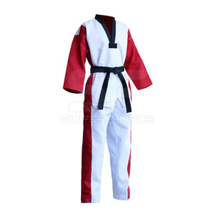 Traje de Taekwondo Kimono Jiujitsu asequible para principiantes y expertos Traje de Taekwondo unisex con material de algodón duradero - Product Image 2